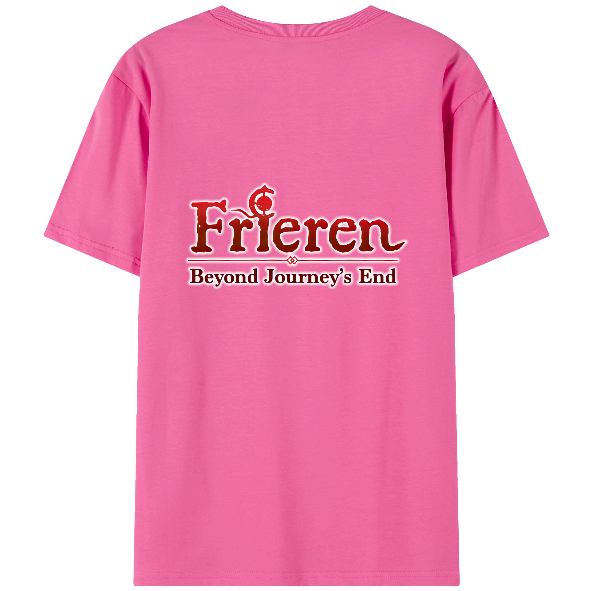 （画像用） 葬送のフリーレン Frieren レディース半袖Tシャツ(バックプリント)